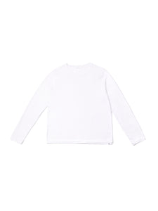 White Organic Cotton Jersey Top
