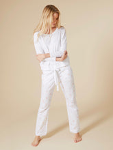 White Lounge Top & Ballet Trousers