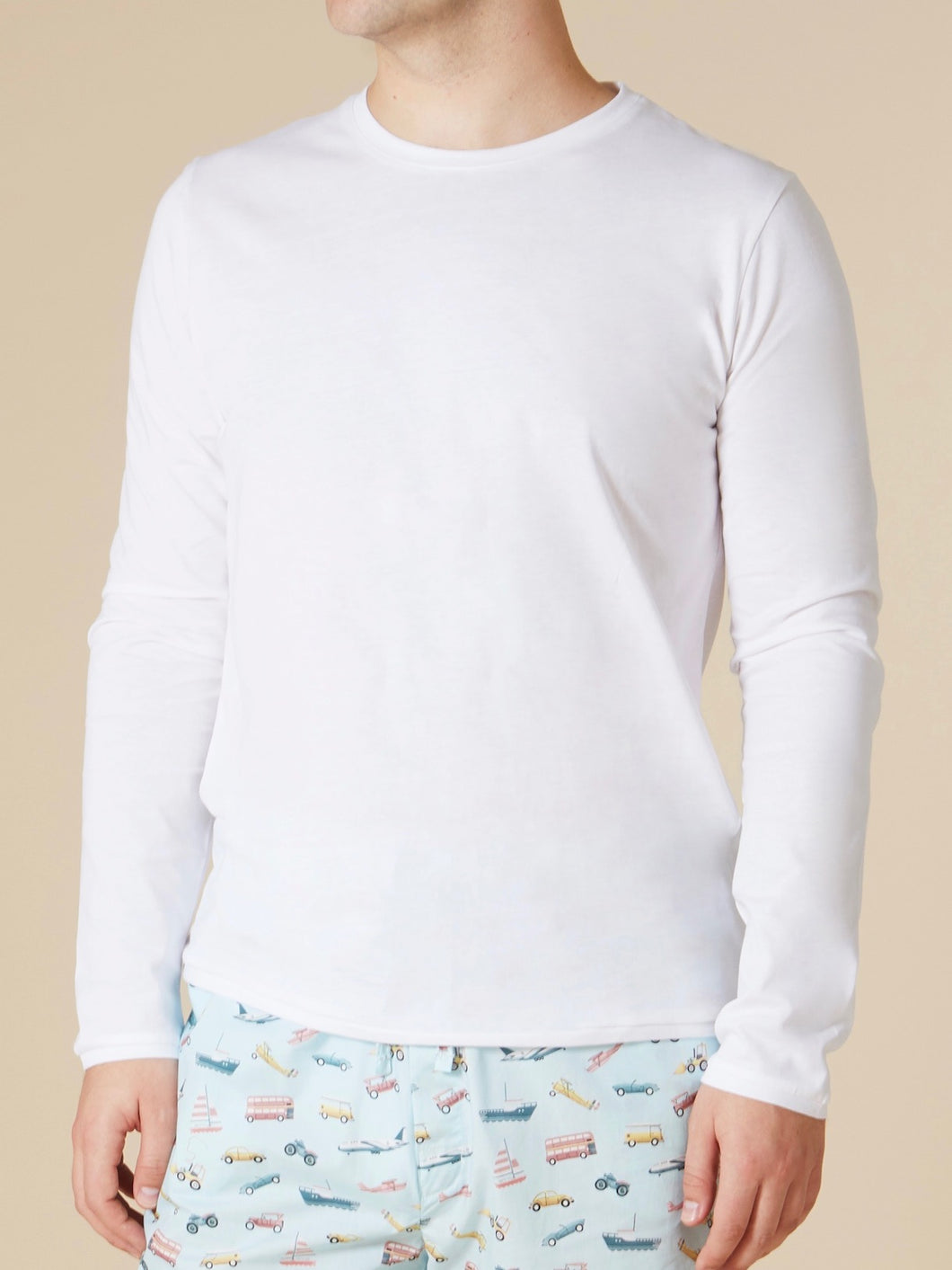 White Organic Cotton Jersey Top